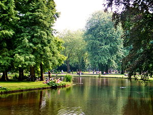 A pond in the Vondelpark