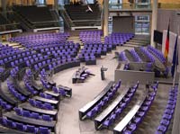The German parliament chamber (© Times, CC BY-SA 3.0)