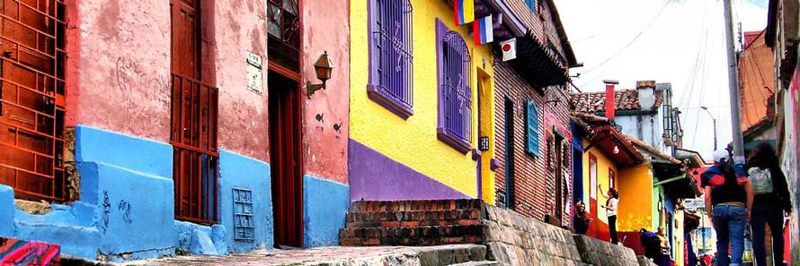 Bogota's colourful houses