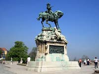The Prince Eugene monument in the grounds of Buda Castle