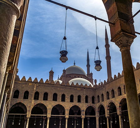 Courtyard of Al-Nasir Muhammad Mosque