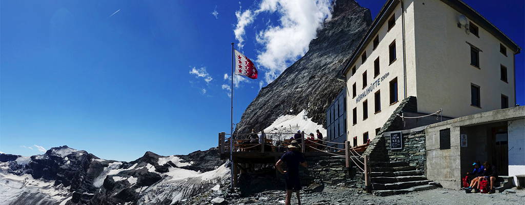 The Hornli Ridge is the most popular route up the Matterhorn The Hornli Ridge is the most popular route up the Matterhorn