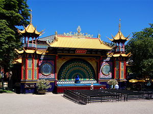 The Pantomime Theatre at the Tivoli in Copenhagen (© NotAnonymous, CC BY-SA 3.0)