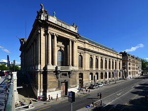 North-West Façade of the Musée d'Art et d'Histoire in Geneva