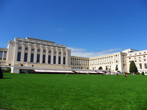 Building A of the Palace of Nations in Geneva