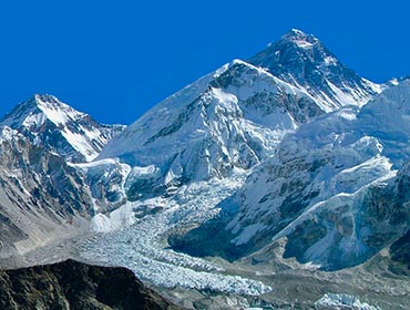 The world's highest peak, Mount Everest