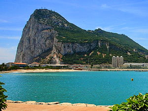 A panoramic view of Gibraltar (© Bengt Nyman, CC BY 2.0)