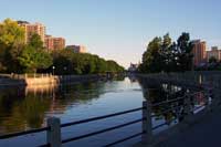 The Rideau Canal.