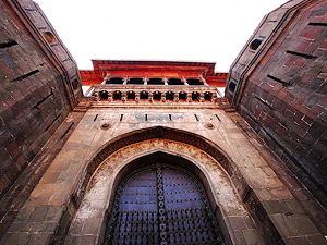 The front gate of Shaniwar Wada