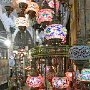 Turkish lamps on sale in Istanbul's Grand Bazaar.