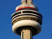 The CN Tower's observation deck (© Wladyslaw, distributed under a CCA3.0 Unported licence).