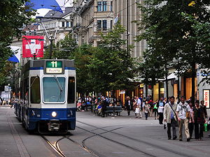 Bahnhofstrasse in Zurich (Switzerland)